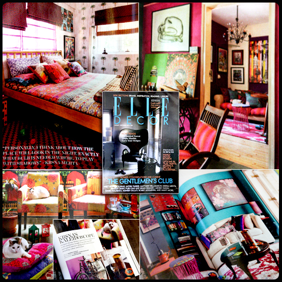 A glimpse of Krsna Mehta's residence featured in Elle Decor
