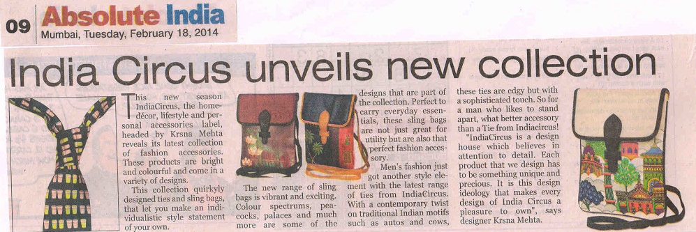 India Circus featured in Absolute India