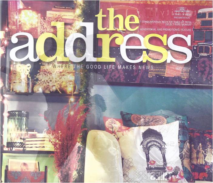 India Circus products on The Address cover page by TOI