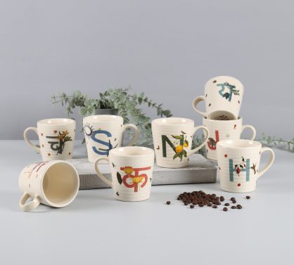 Alphabet Mugs - a way to make your gift more personalized!