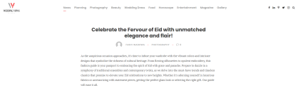 Wedding Vows: Celebrate the Fervour of Eid with unmatched elegance and flair!
