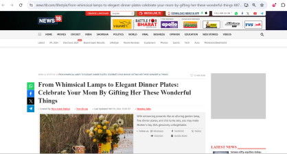 From Whimsical Lamps to Elegant Dinner Plates: Celebrate Your Mom By Gifting Her These Wonderful Things