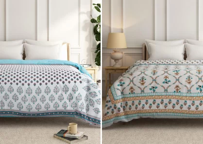 Monsoon Comfort: The Art of Layering Dohar and Blankets for Cozy Nights