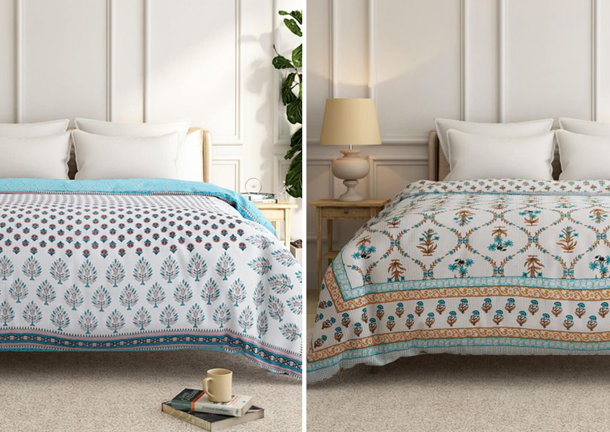 Monsoon Comfort: The Art of Layering Dohar and Blankets for Cozy Nights